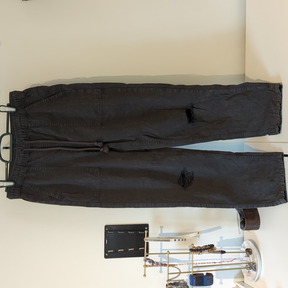 Aerie Distressed Chambray Pant - Picture 4 of 8